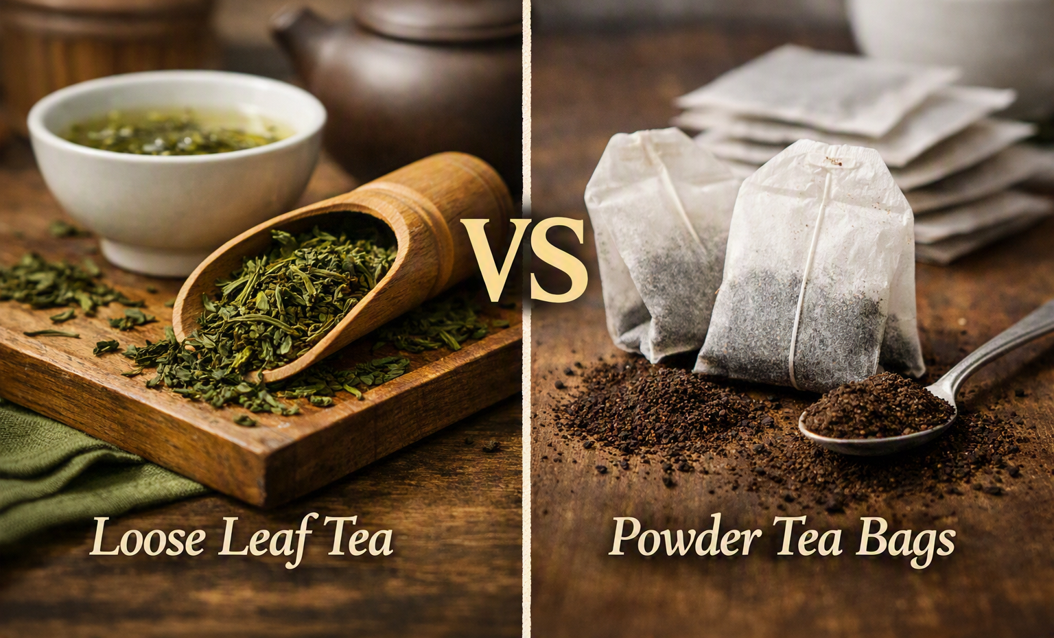 Loose Leaf Tea vs Powder Tea Bags